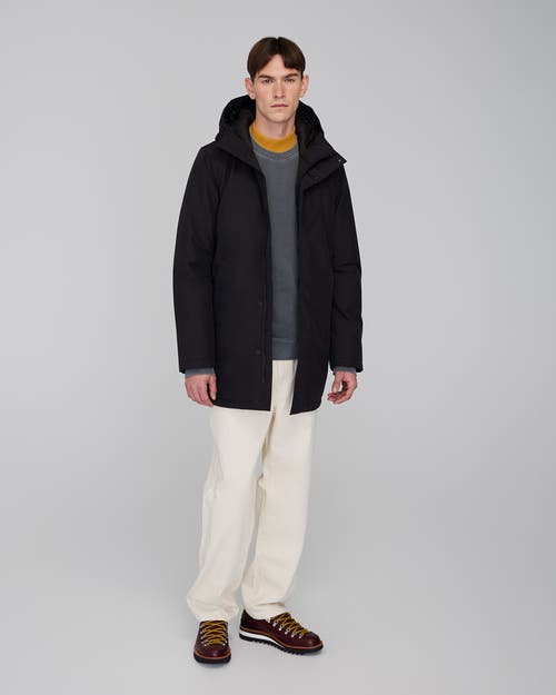 Quartz Co. Alban | Hooded Insulated Winter Jacket In Black