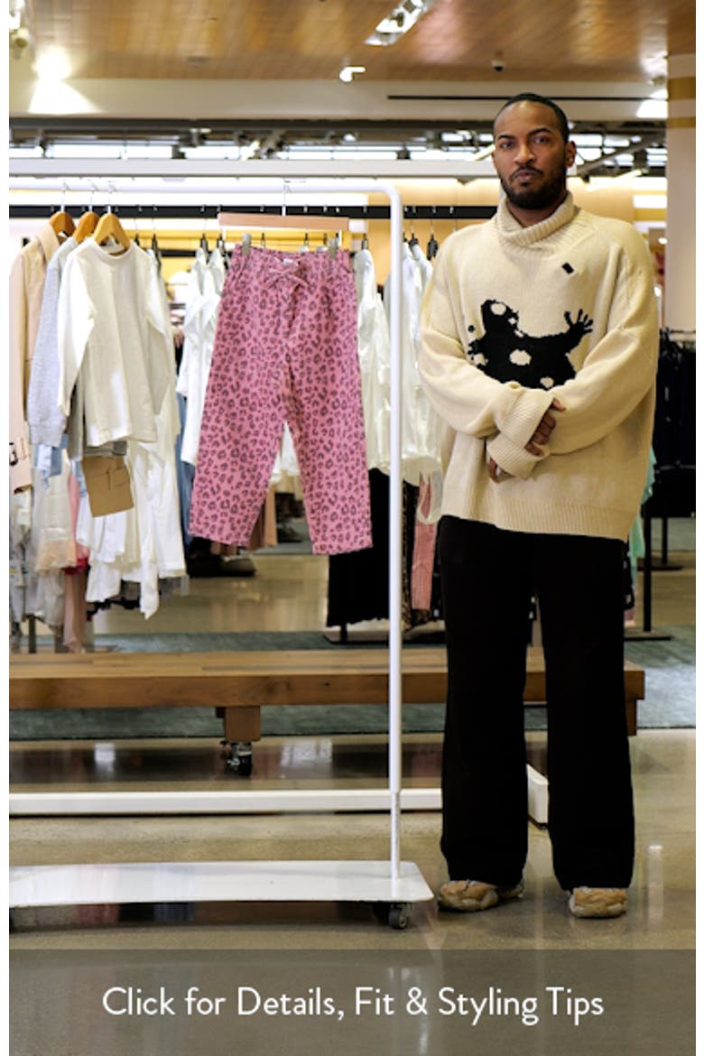 Kids' Leopard Print Drawstring Jeans video