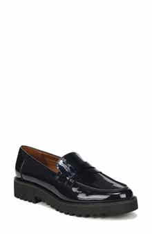 Franco Sarto Cassandra Patent Lug Sole Penny Loafer