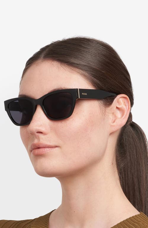 Fossil 55mm Rectangular Sunglasses In Blue