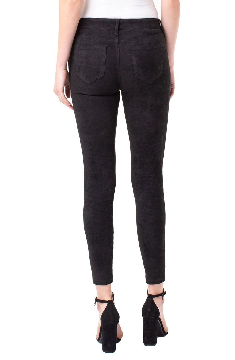 Liverpool Los Angeles Liverpool Abby Faux Suede Ankle Pants, Alternate, color,