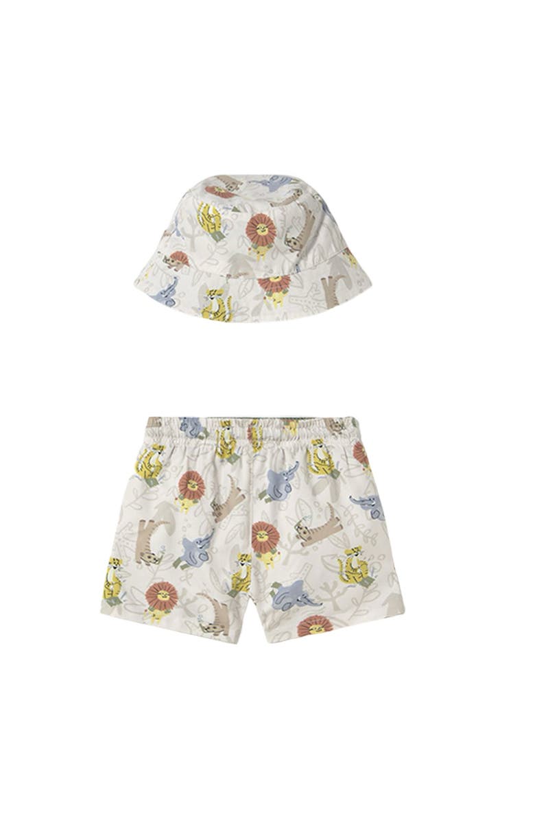 Mayoral Jungle Safari Canvas Swimsuit Set, Alternate, color, 