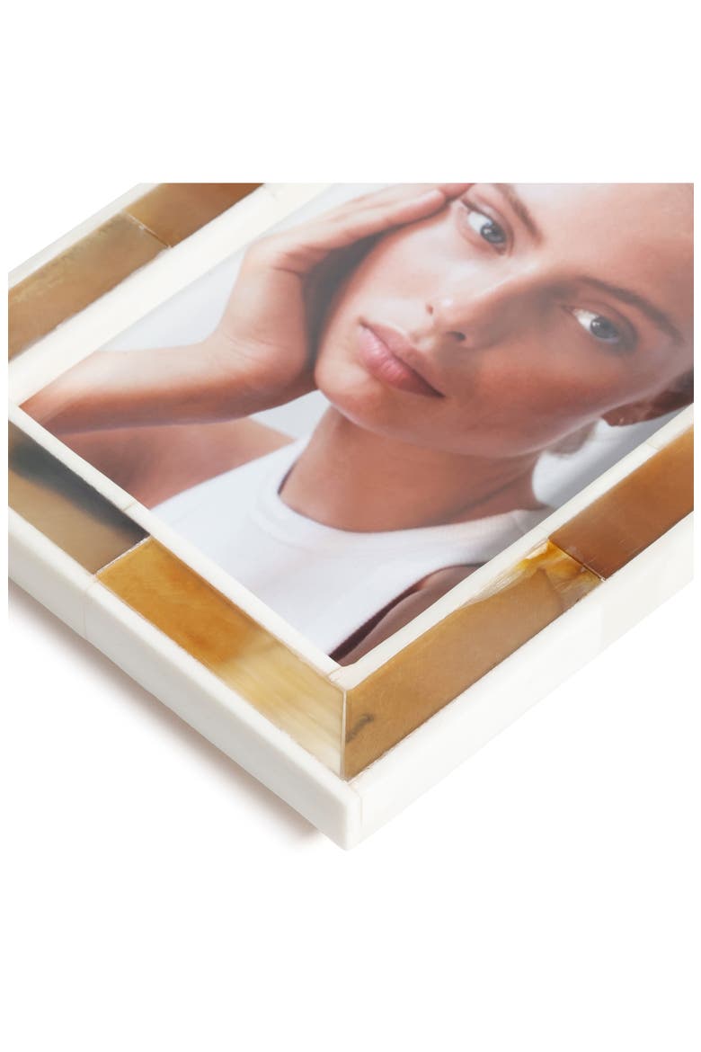 Haven Inlay 5.75" x 7.75" Photo Frame, Alternate, color, IVORY/ BEIGE