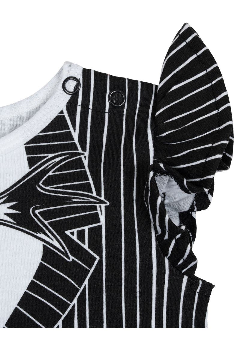 Nightmare Before Christmas Dress and Headband Set, Alternate, color, Jack Black Pinstripe