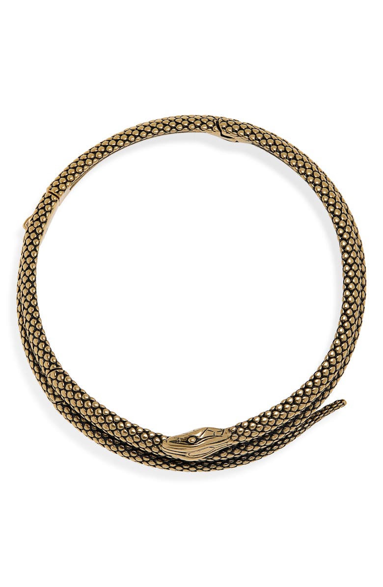 Chloé Snake Choker, Main, color, Vintage Gold