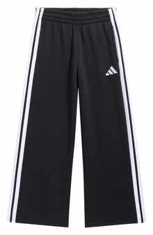 Kids' Three Stripe Wide Leg Pants