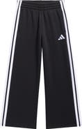 adidas Kids' Three Stripe Wide Leg Pants