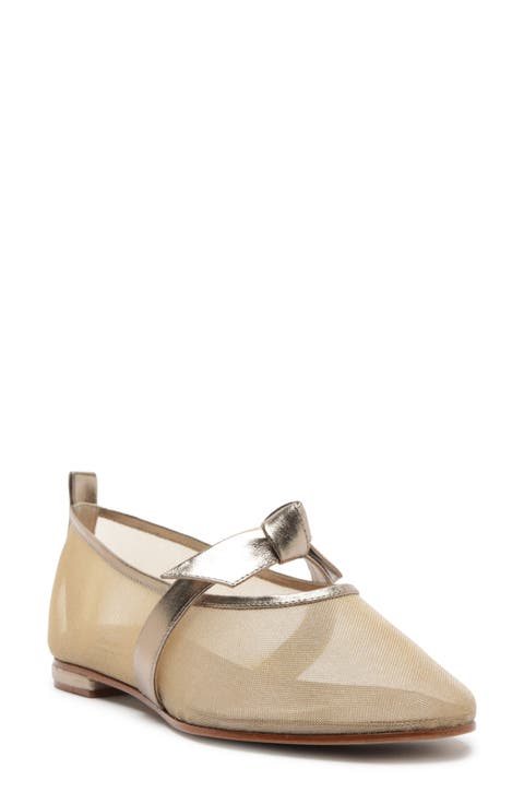 Clarita Ballerina Mary Jane Flat (Women)