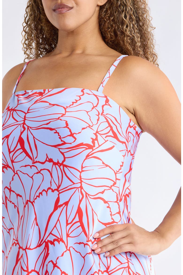 Cerys Floral Print Sleeveless Maxi Dress, Alternate, color, LAVENDER-MUL