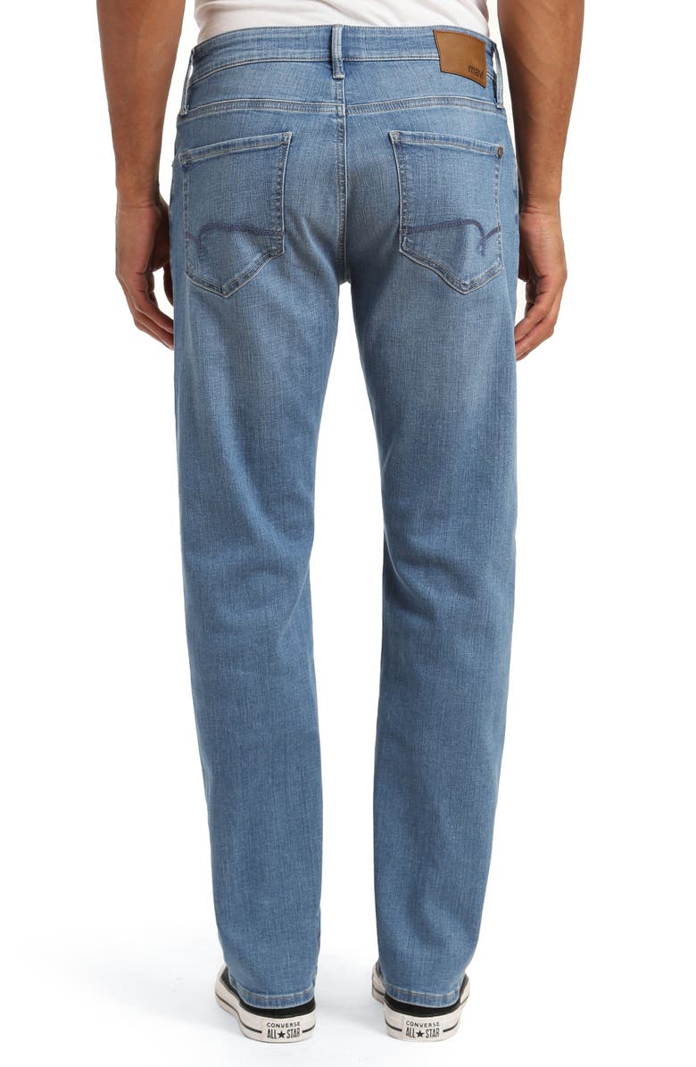 Mavi Jeans Zach Straight Leg Jeans, Alternate, color, Lt Brushed Organic Move