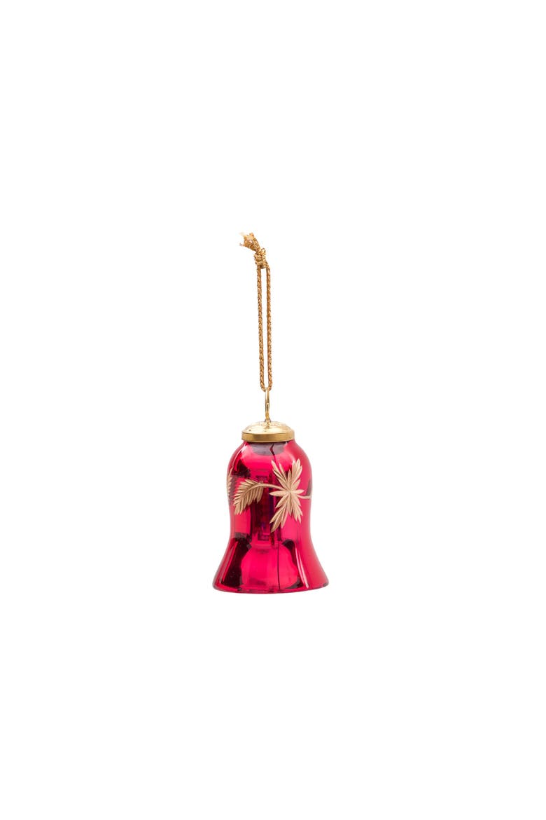 Glass Vintage Bell Christmas Tree Ornament Assortment of 3, Alternate, color, Yellow