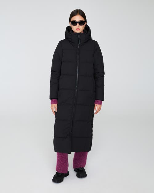 Quartz Co. Sofia 2.0 | Hooded Down Winter Jacket In Black