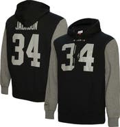 Mitchell & Ness Men's Mitchell & Ness Bo Jackson Black Las Vegas Raiders Retired Player Name & Number Pullover Hoodie
