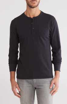 rag & bone Classic Long Sleeve Slubbed Henley