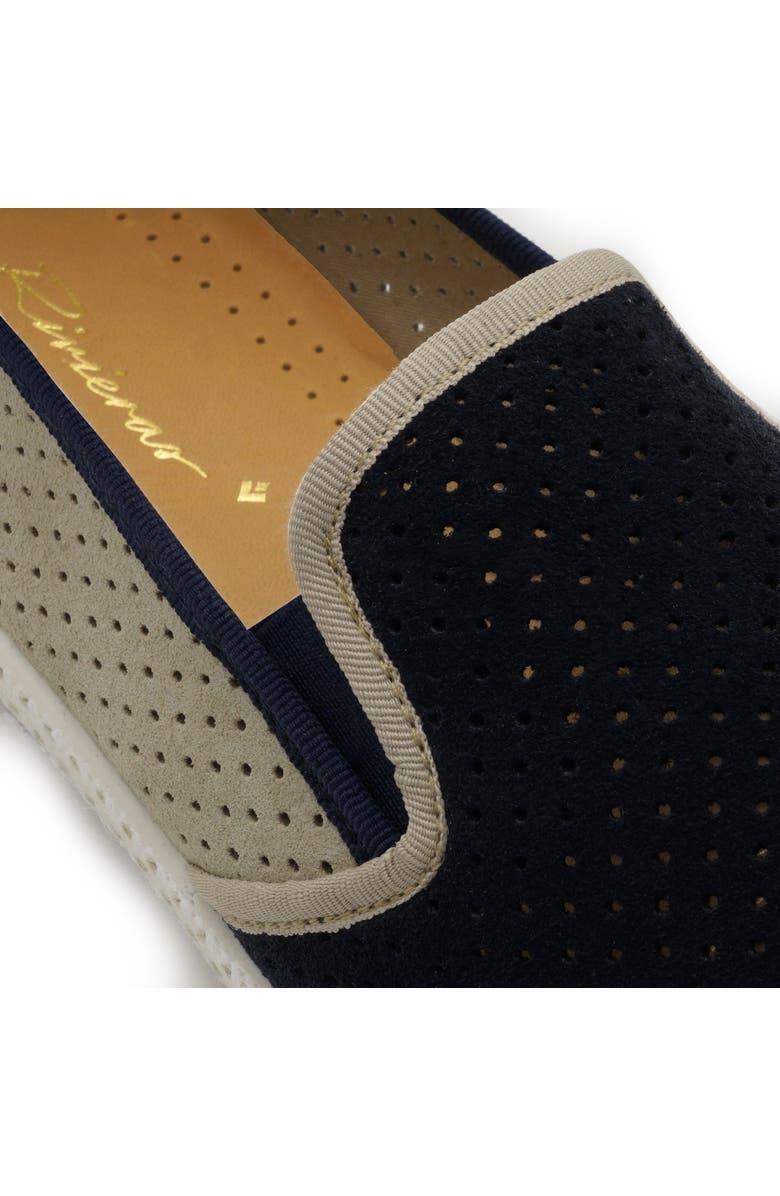 Rivieras Classic Match Suede Slip-On Loafer, Alternate, color, Beige & Navy