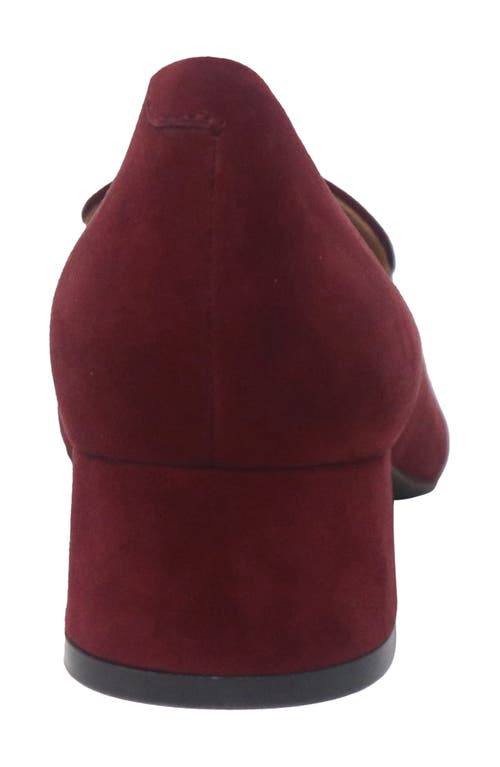Gentle Souls Glova Tassel Pump In Burgundy