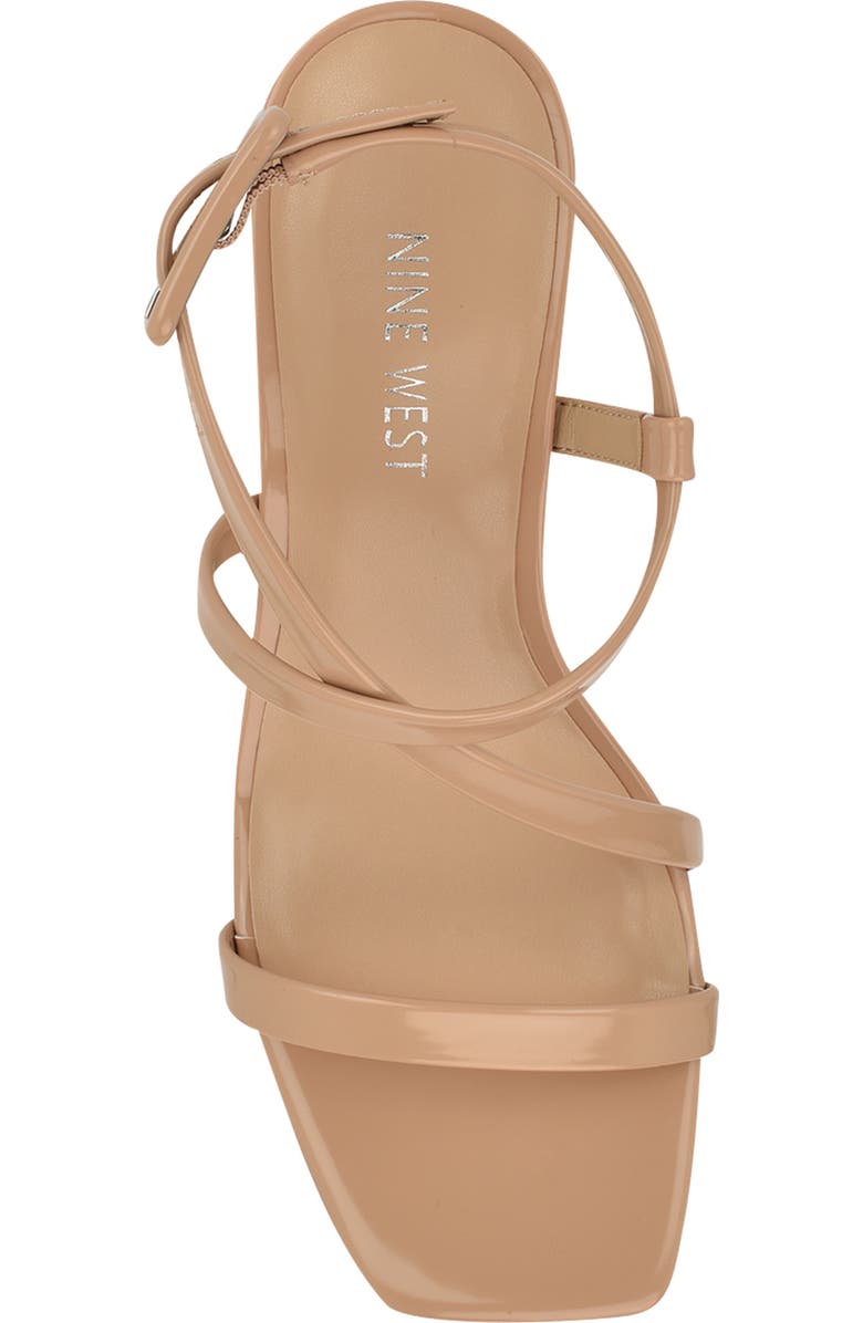 Nine West Hinell Kitten Heel Sandal, Alternate, color, Warm Buff