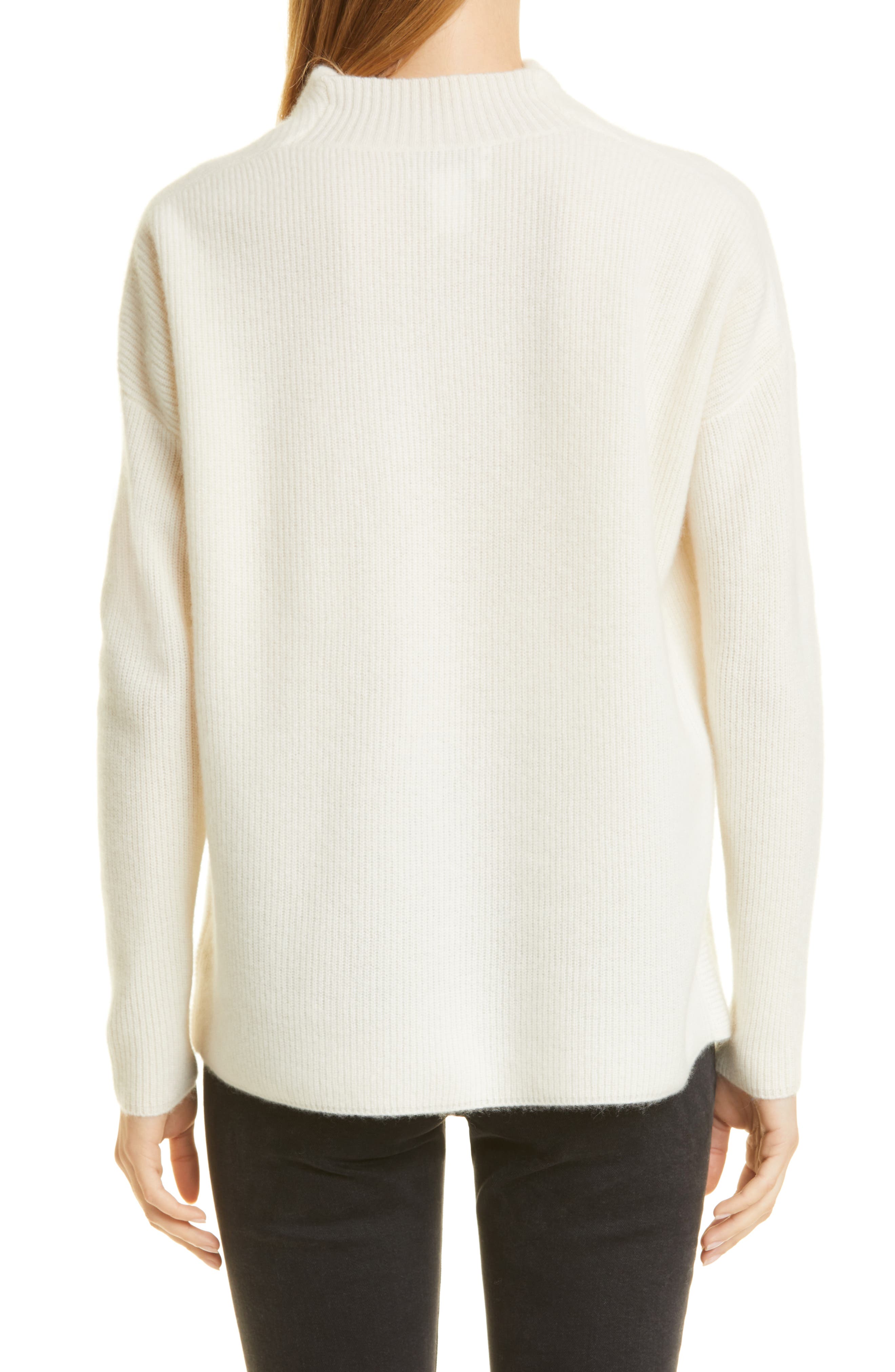 Cashmere Mock Neck Sweater - image 2