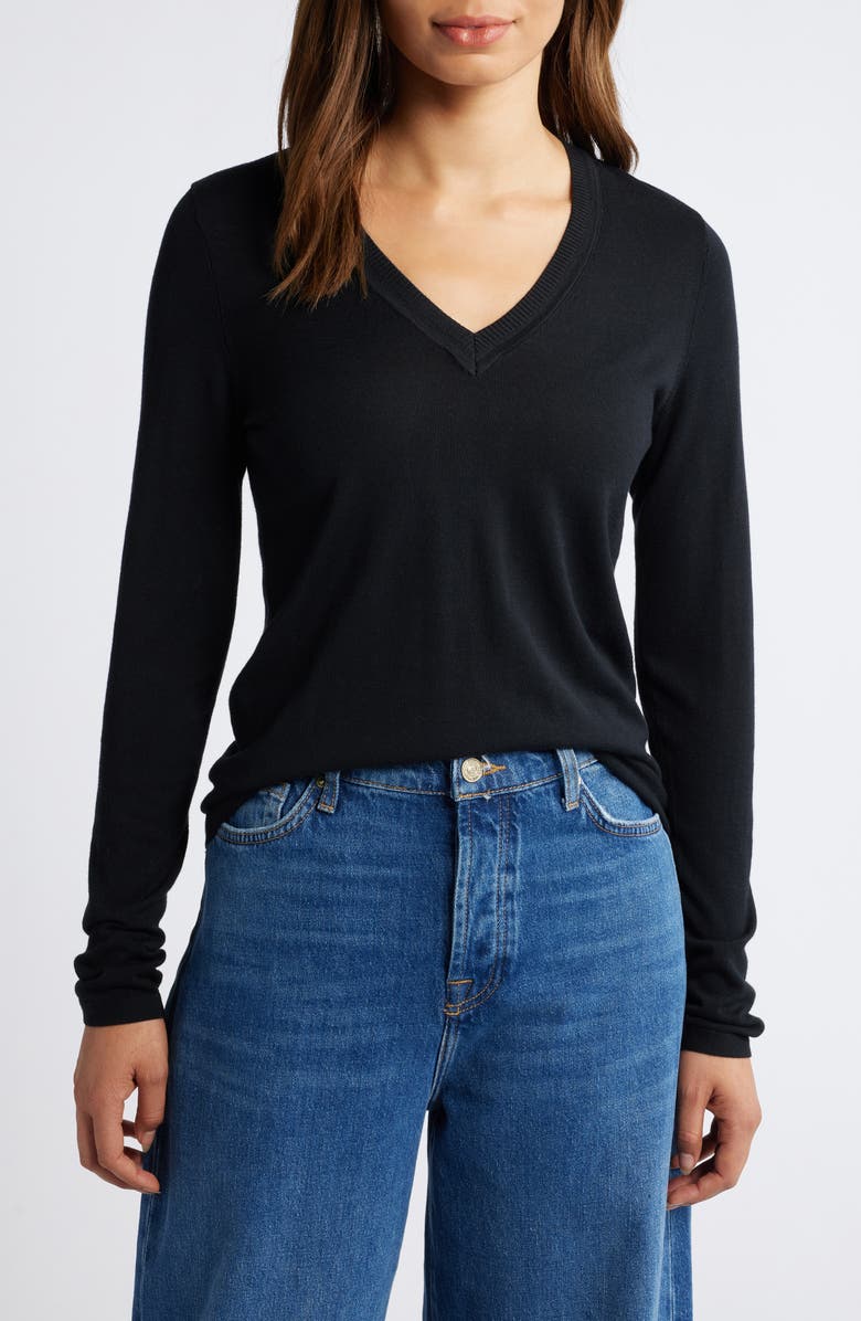 NIC+ZOE V-Neck Sweater Tee | Nordstromrack
