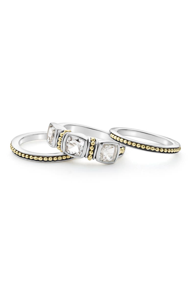 Rittenhouse Set of 3 White Topaz Stacking Rings, Alternate, color, TOPAZ