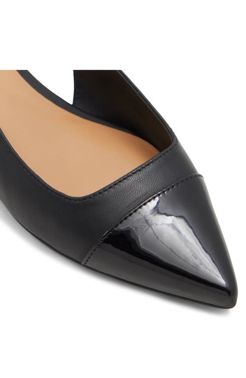 ALDO ALDO FLEURE SLINGBACK POINTED CAP TOE FLAT