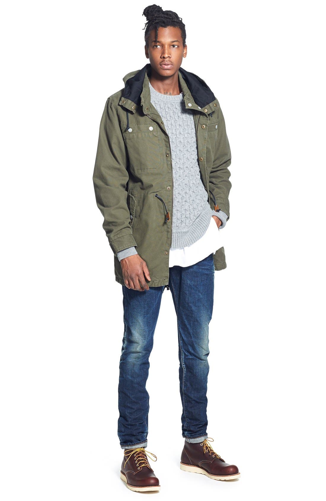 Red Wing '8196' Round Toe Boot, Alternate, color, 