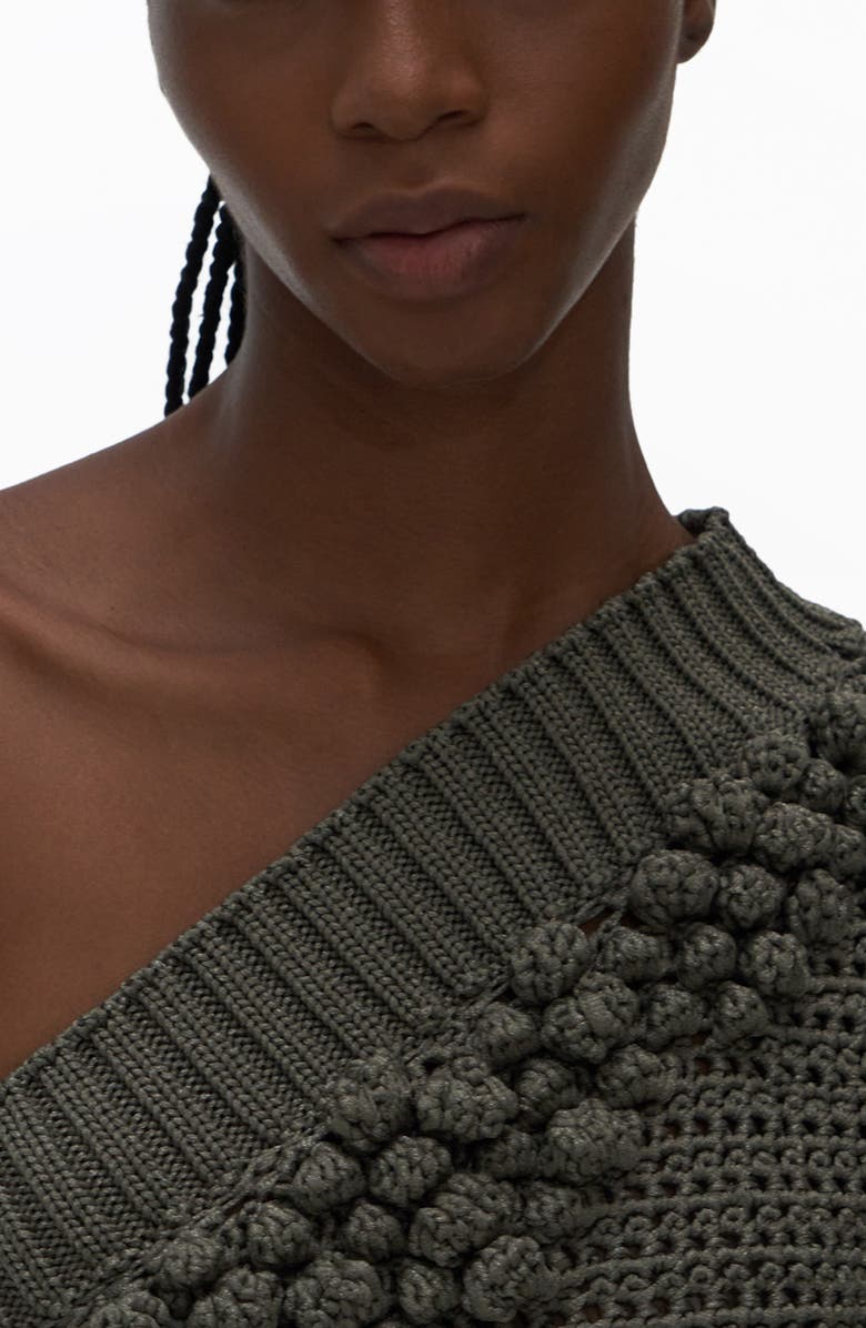 Helmut Lang One-Shoulder Sweater, Alternate, color,