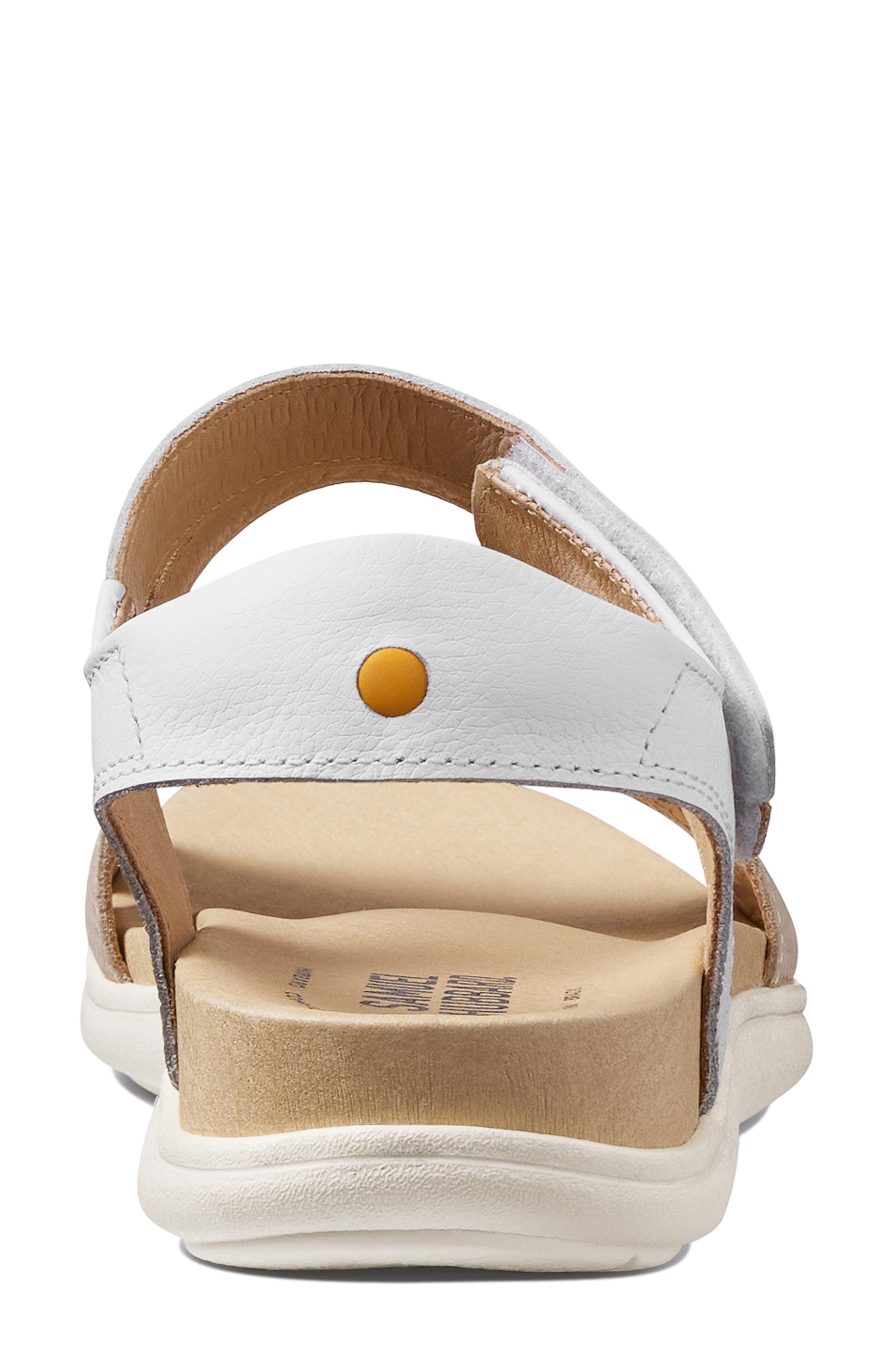 Samuel Hubbard Capri Sandal, Alternate, color, Textured Pearl Leather