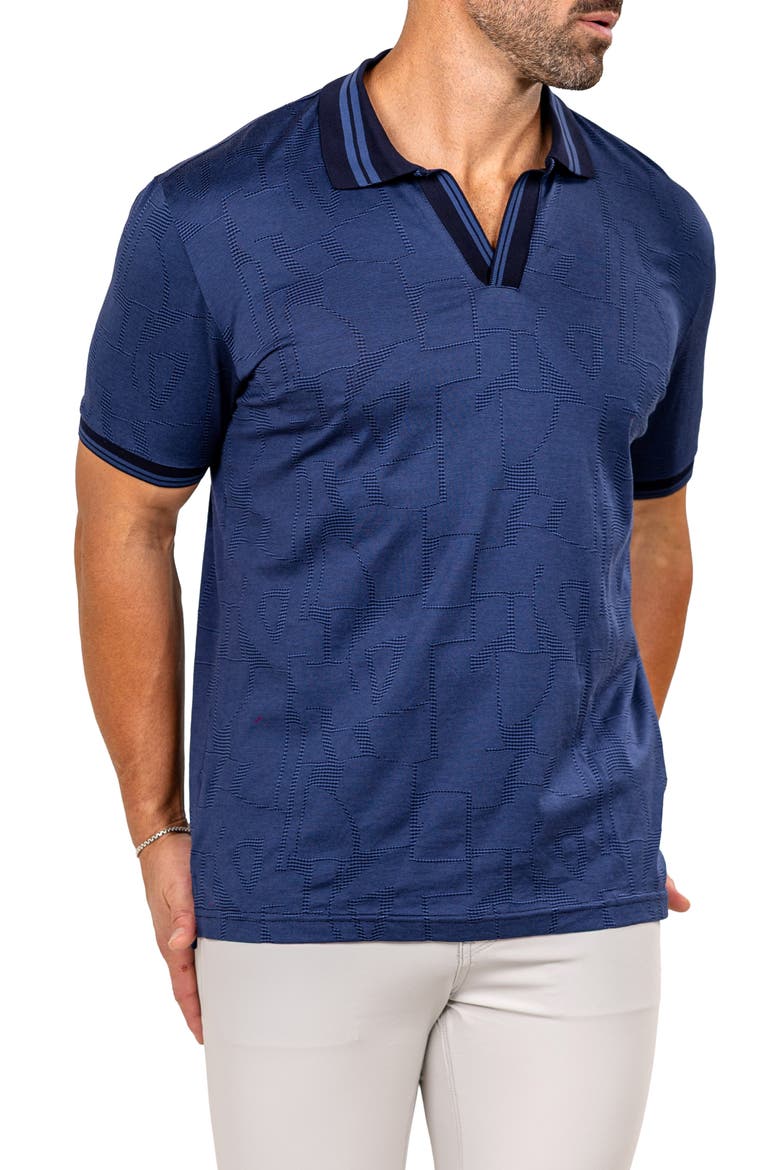 Marthy Blue Polo, Alternate, color, BLUE