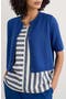 selected Knit Melange Bright Marine