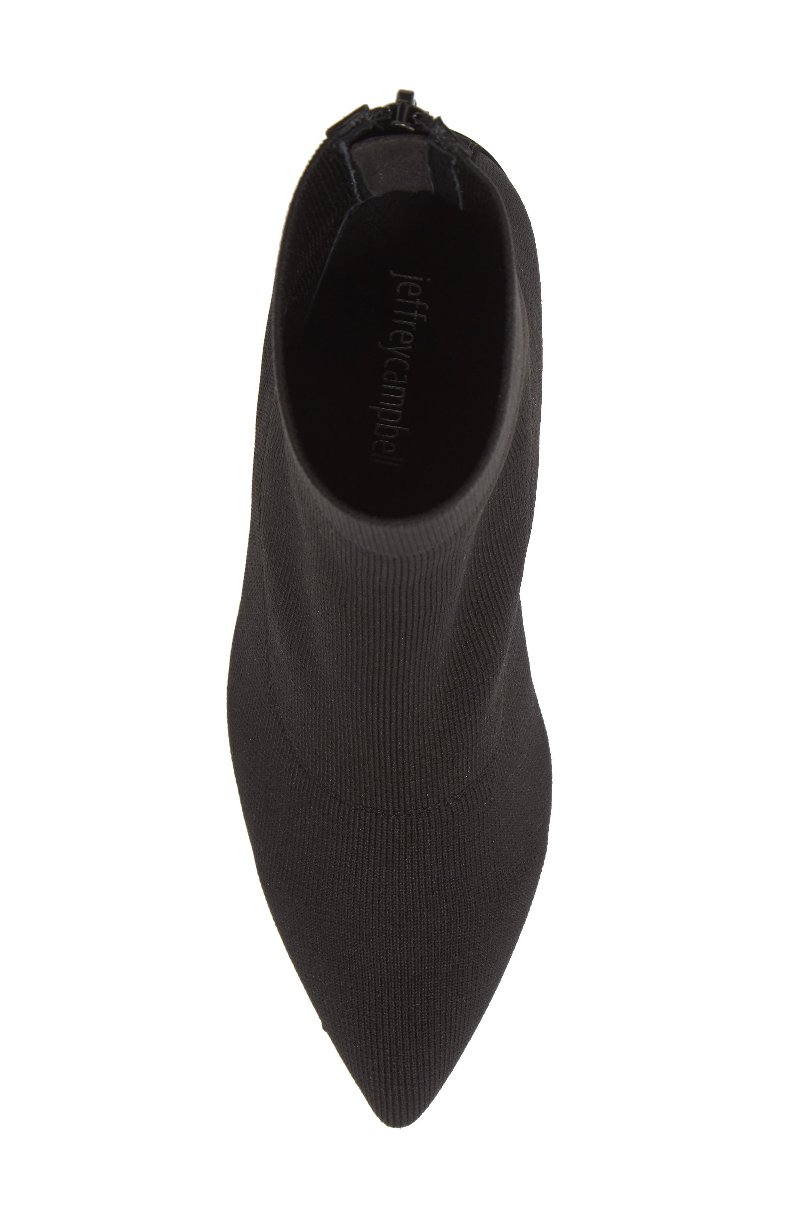 Anteni Knit Bootie, Alternate, color, BLACK FABRIC