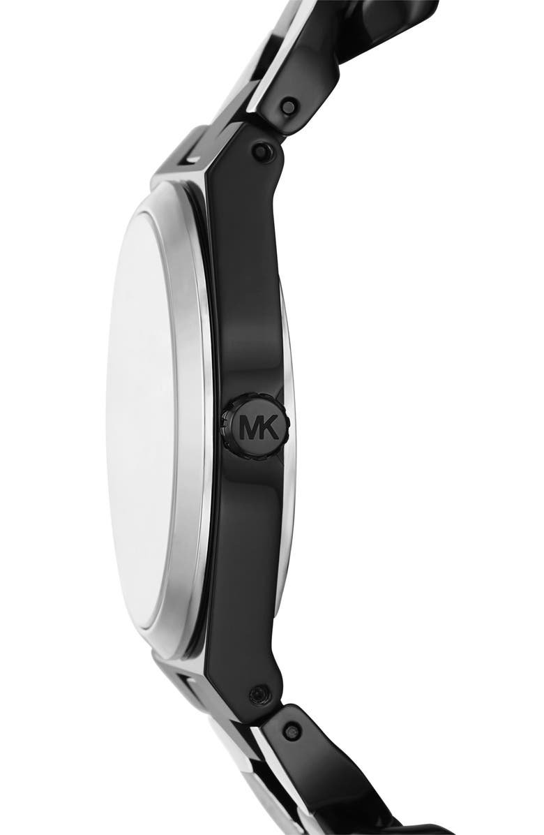 Michael Kors Lennox Stainless Steel Bracelet Watch, 37mm, Alternate, color,