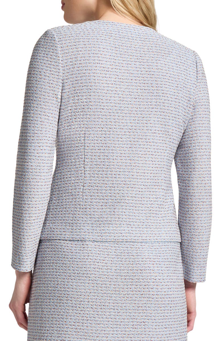 Misook Tweed Knit Jacket, Alternate, color, 