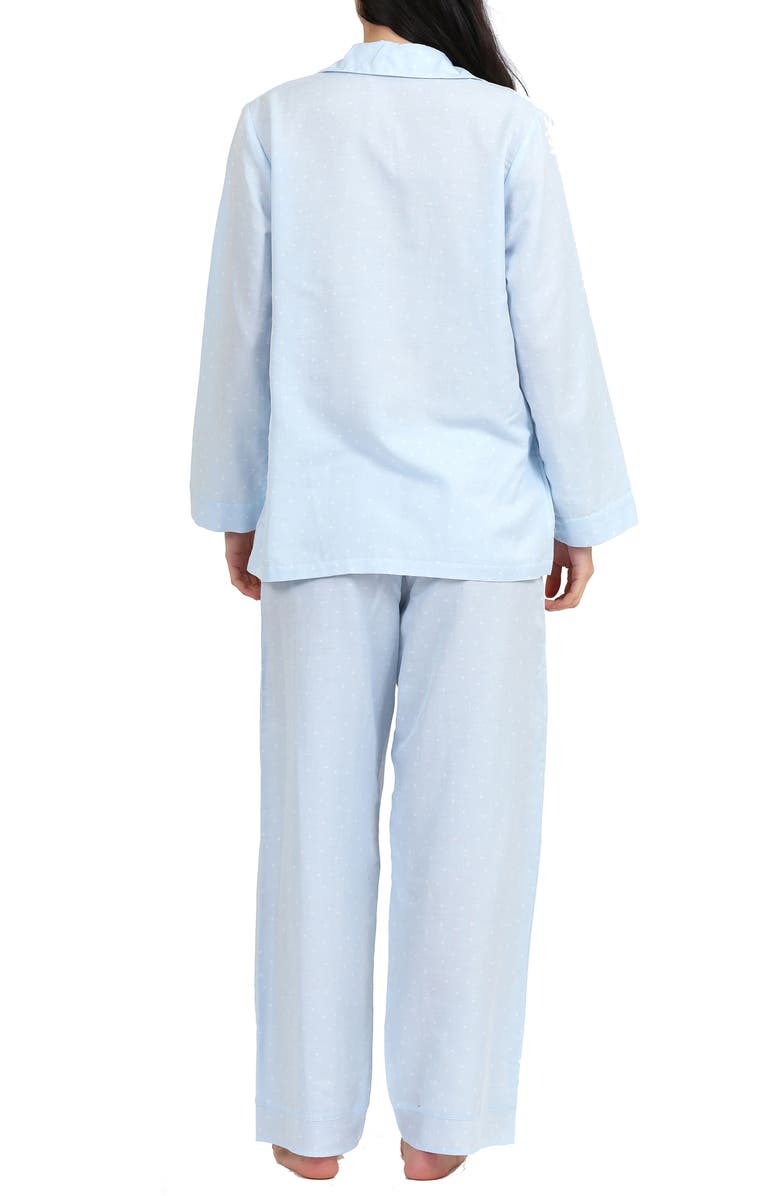 Papinelle Spot Print Cotton & Silk Pajamas, Alternate, color,