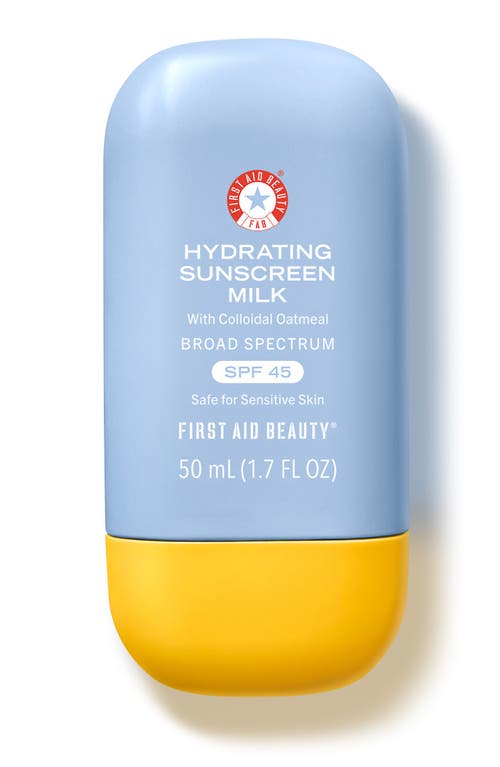 First Aid Beauty Hydrating Sunscreen Milk With Colloidal Oatmeal Broad Spectrum Spf 45 In No Color