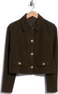 Amanda & Chelsea Matte Bouclé Cropped Jacket