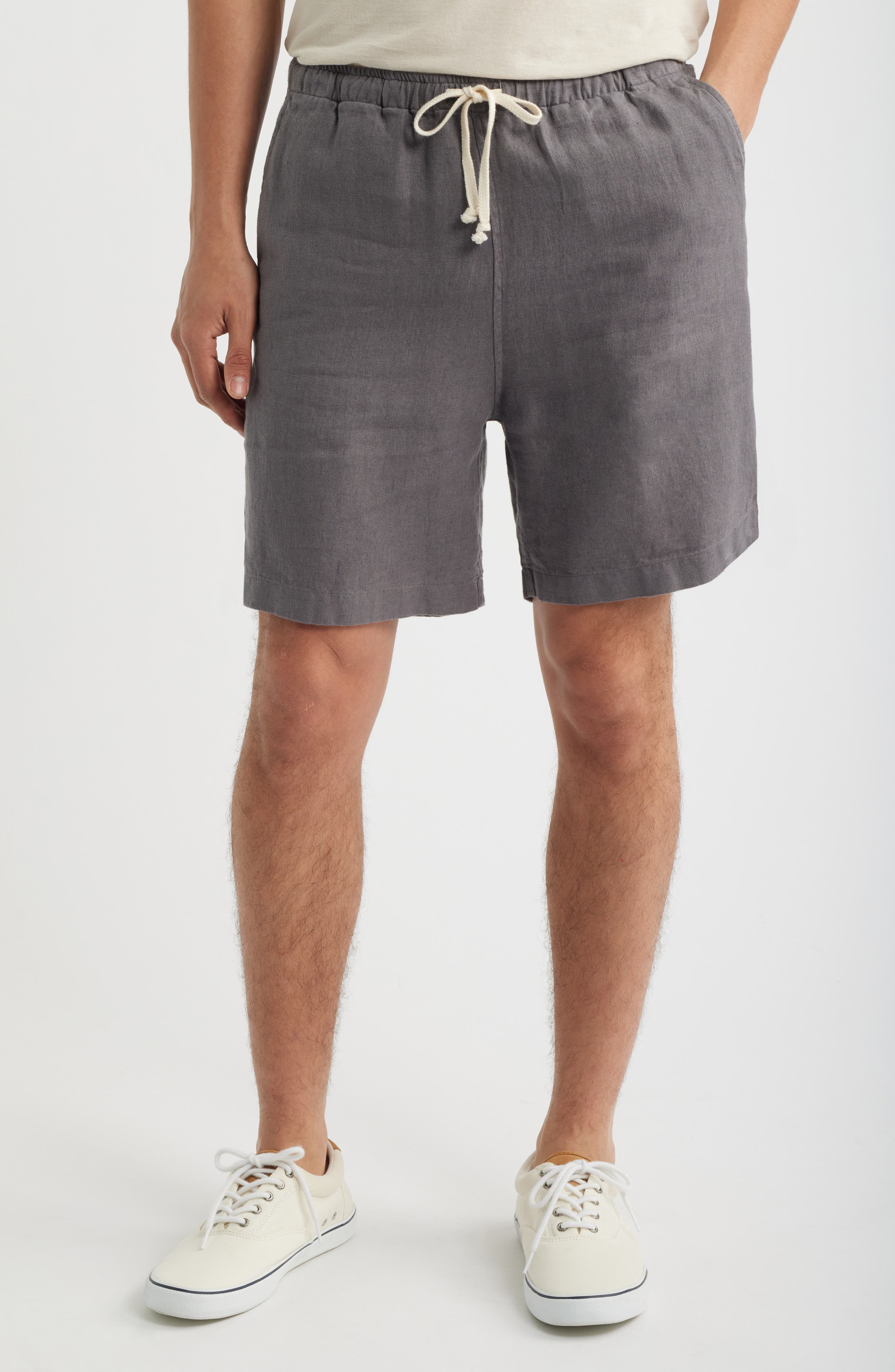 Bo Linen Drawstring Shorts - image 5