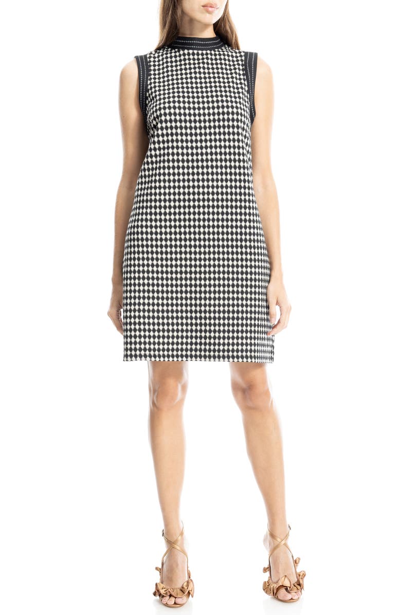 MAX STUDIO Sleeveless Mock Neck Dress, Main, color, 
