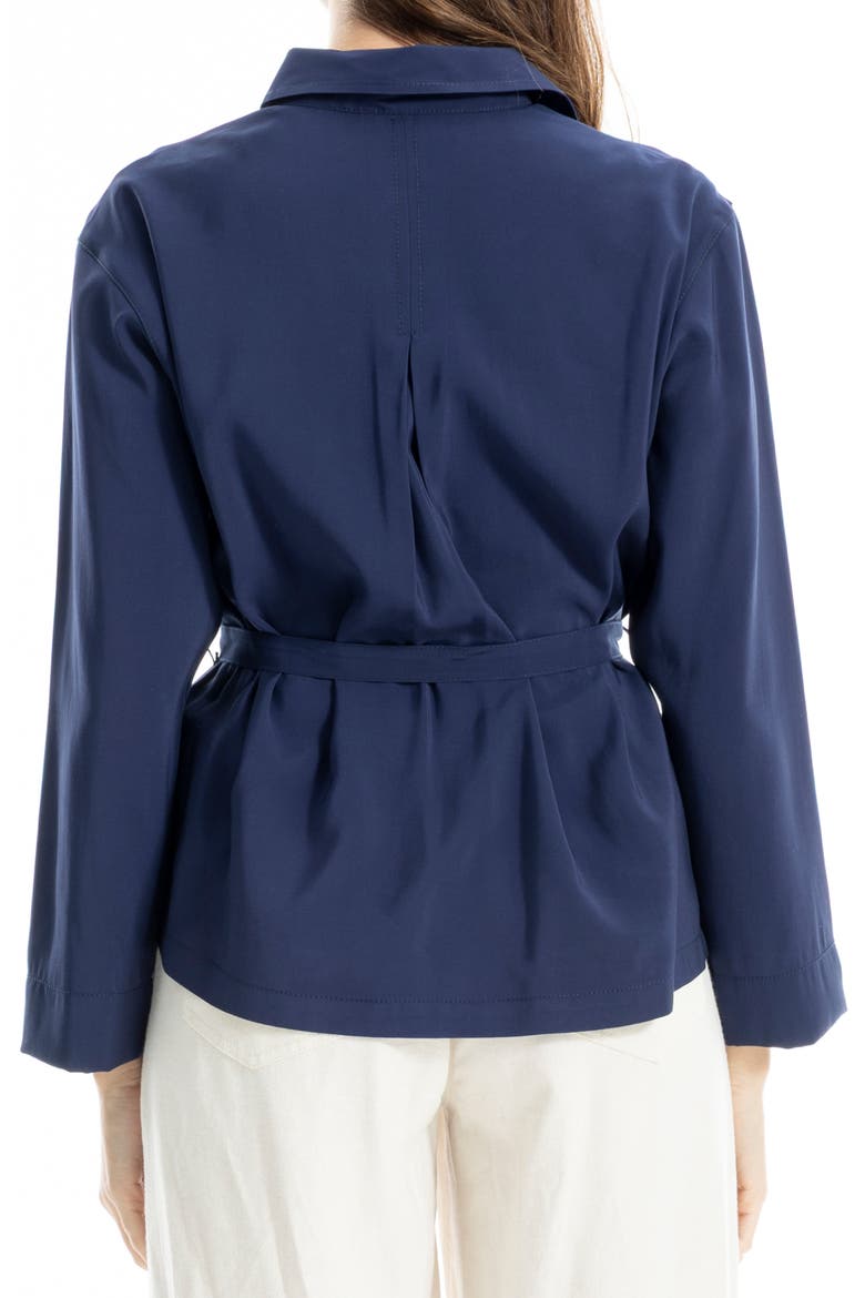 Belted Shirt, Alternate, color, NAVY