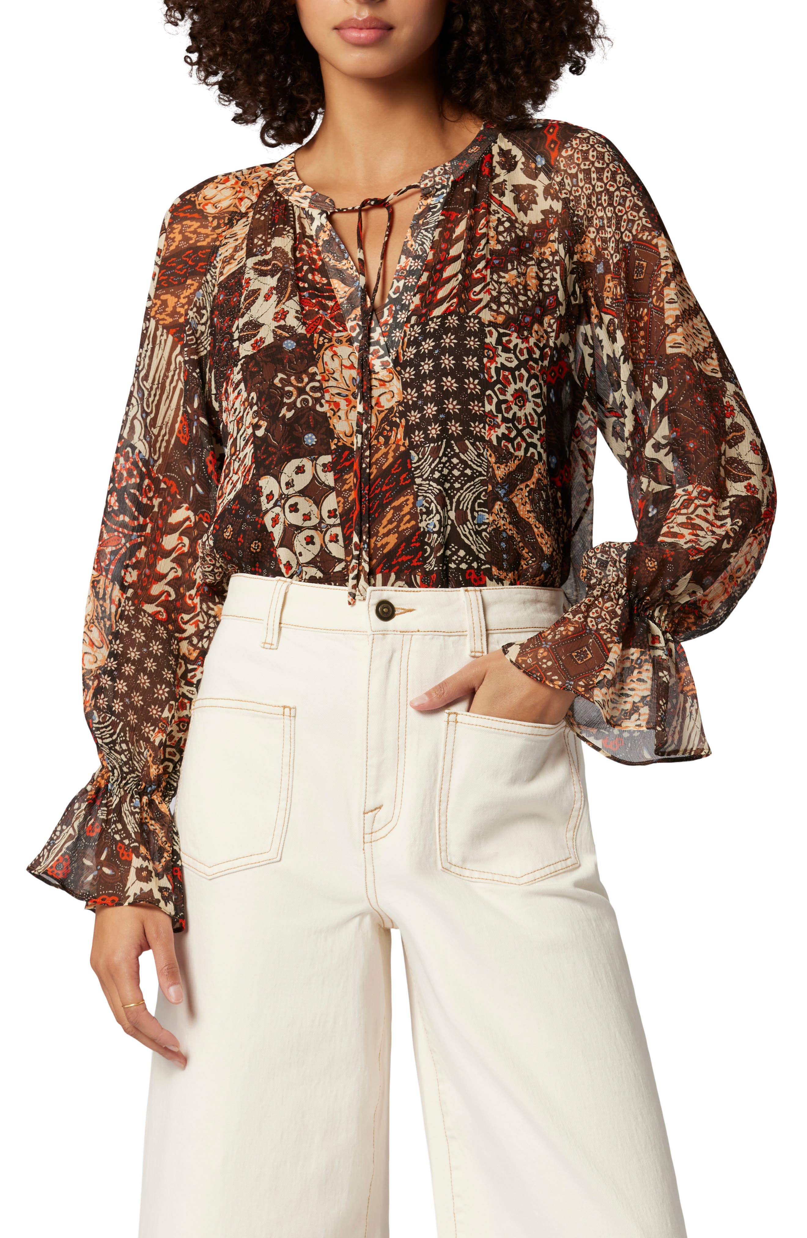 joie abekwa silk blouse