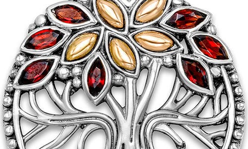Samuel B. Two-tone Banyan Tree Pendant In Red