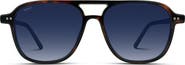 WMP Eyewear Hayden - 53mm Double Bridge Aviator Polarized Sunglasses
