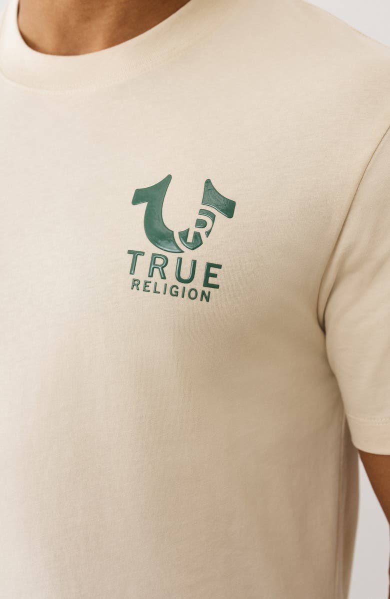 True Religion Mixed Logo Graphic T-Shirt, Alternate, color, Fog