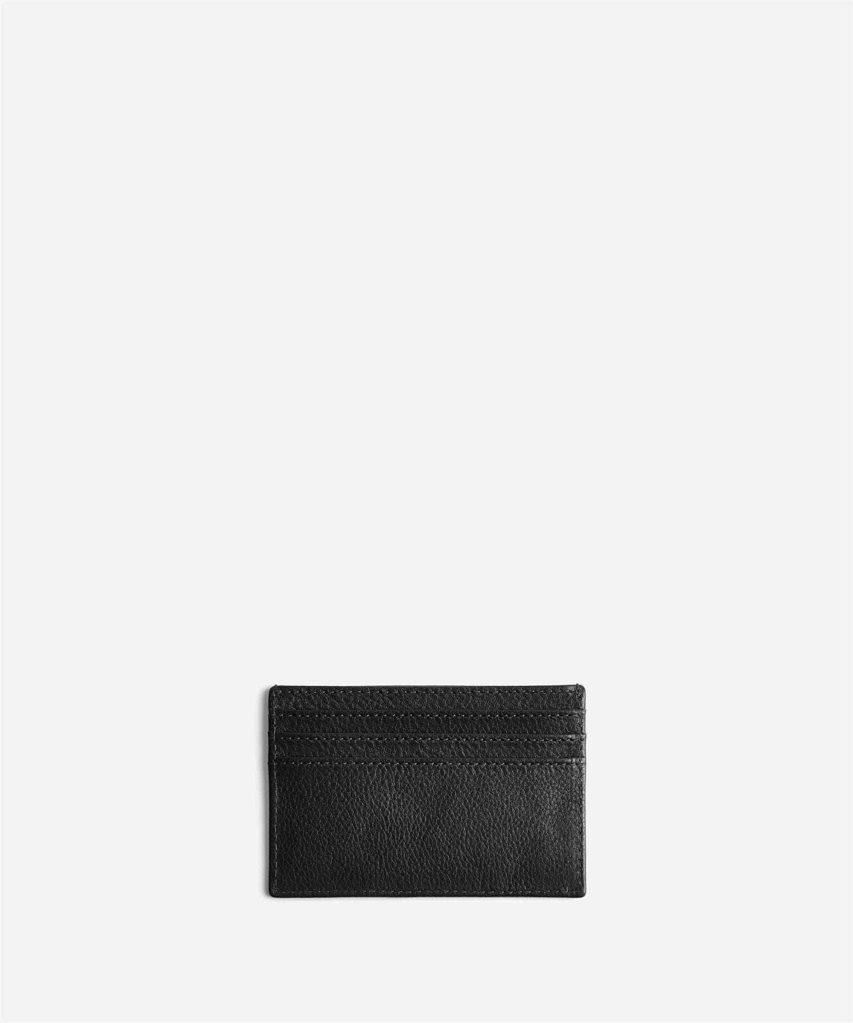 Ghurka Slim Card Case No. 204, Alternate, color, Vintage Black Leather