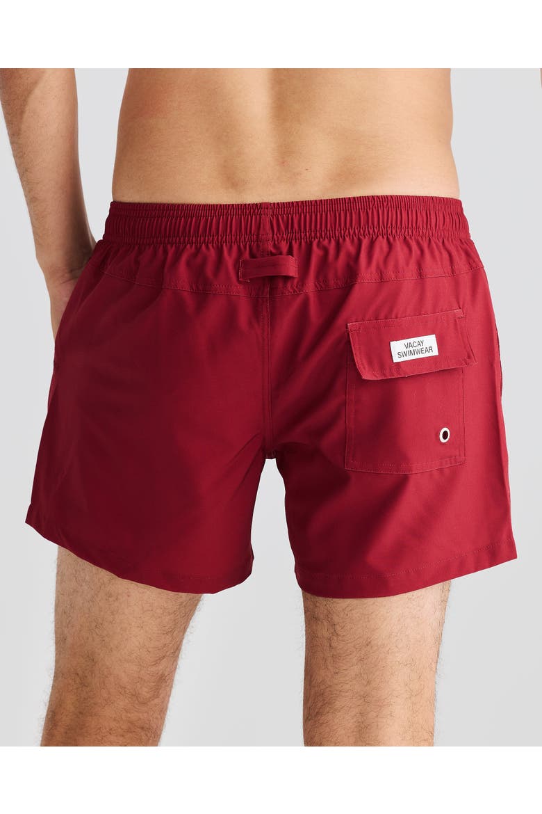 Torino Stretch Swim Short, Alternate, color, Maroon