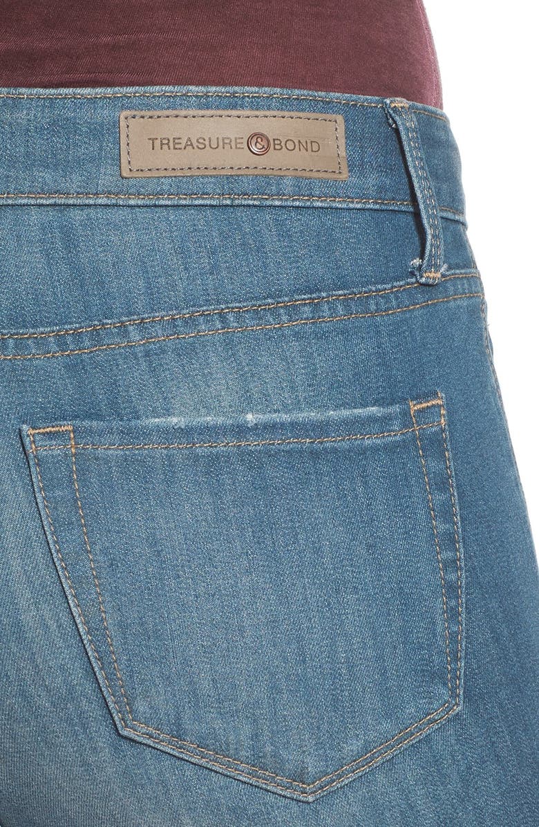 Treasure & Bond Treasure&Bond High Rise Skinny Flare Jeans, Alternate, color,