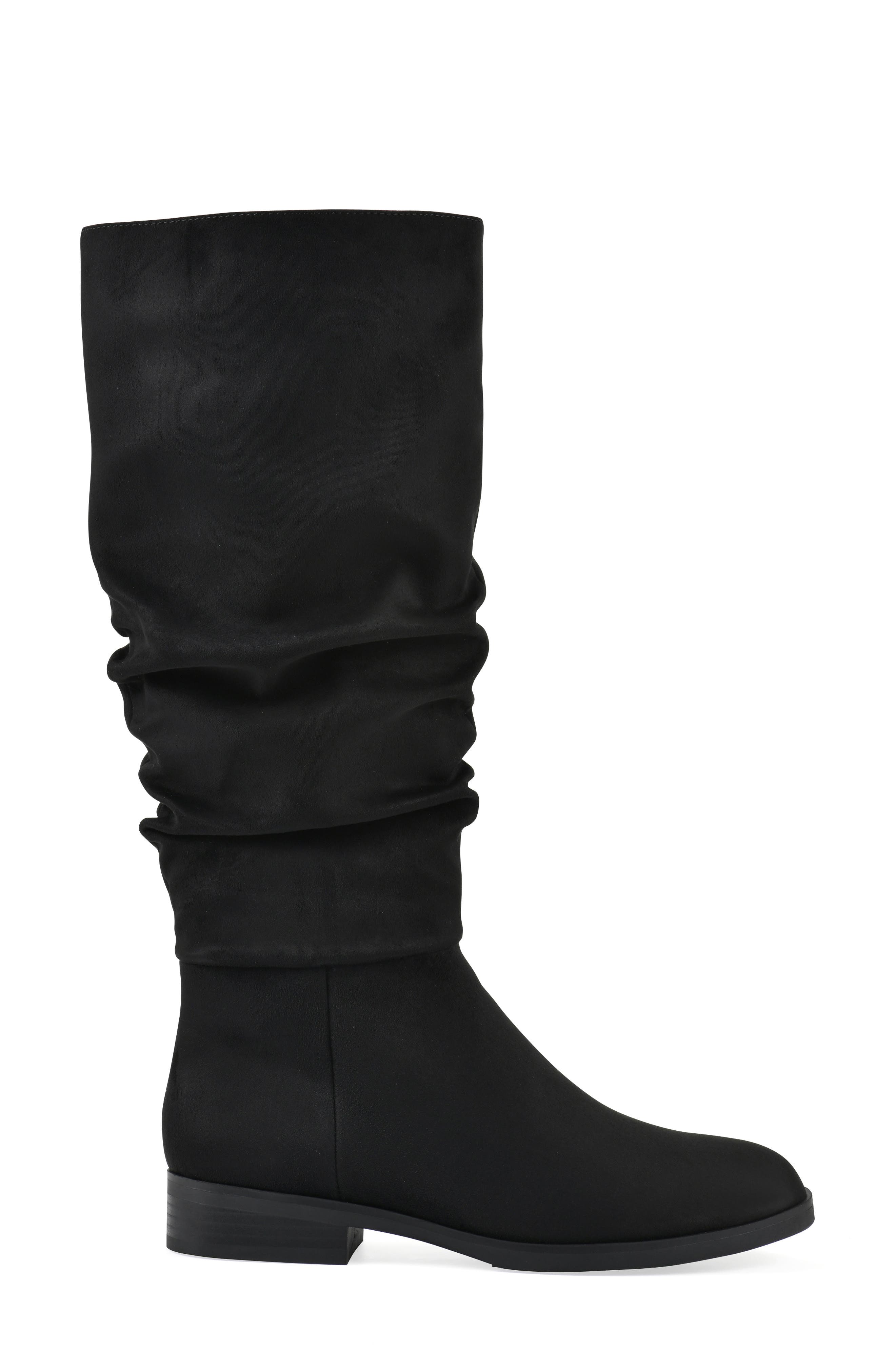CLIFFS BY WHITE MOUNTAIN Barnes Tall Boot, Alternate, color, Black/ Fabric