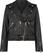 AllSaints Balfern Leather Biker Jacket | Nordstrom
