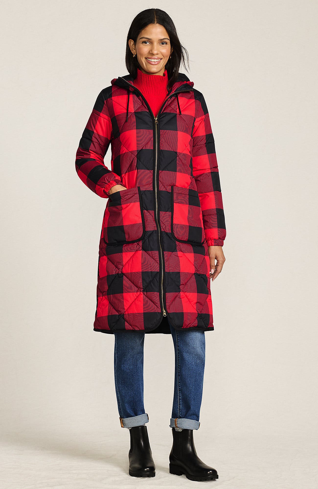 FeatherFree Insulated Diamond Quilted Maxi Coat