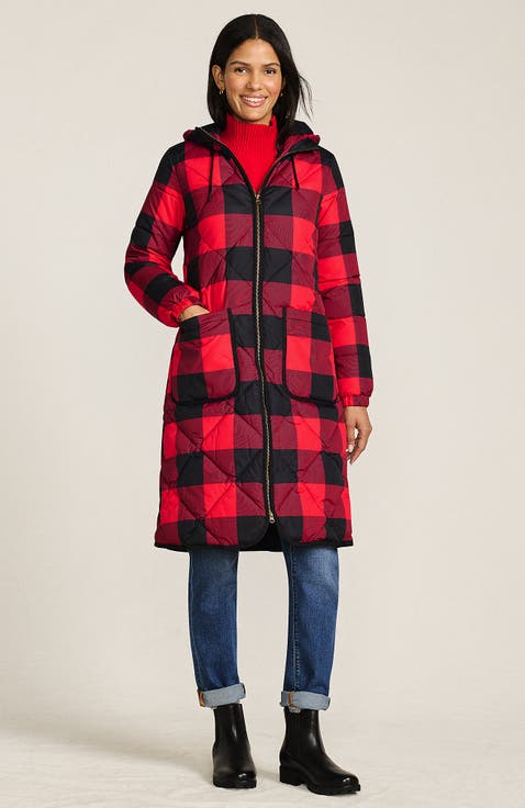 FeatherFree Insulated Diamond Quilted Maxi Coat